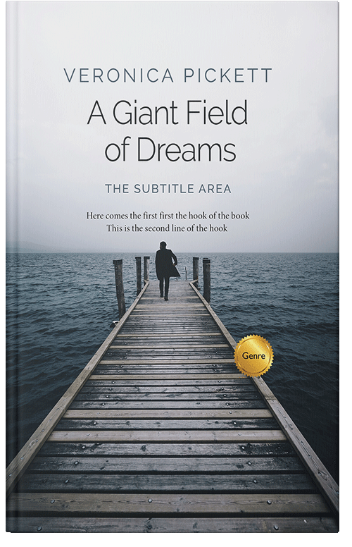 Front view of Premade Literary Fiction Book Cover - Iron