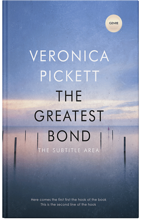 Front view of Premade Literary Fiction Book Cover - Wild Blue Yonder