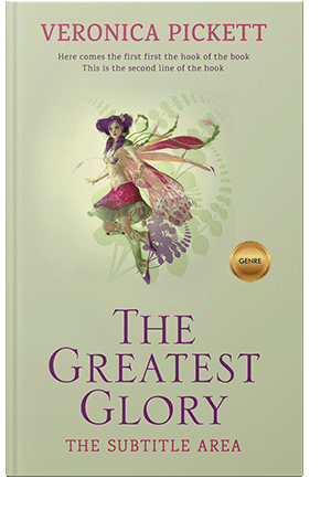 Pre Made Book Cover Green Mist