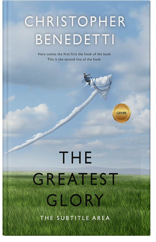 Front view of Premade Self-Improvement & Self-Help Book Cover - Rock Blue