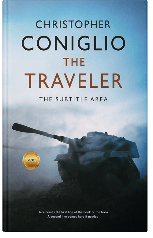 Front view of Premade Historical Book Cover - Mystic