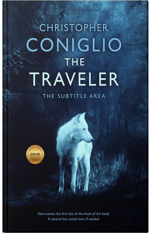 Front view of Premade Mystery & Thriller & Suspense Book Cover - Black Pearl