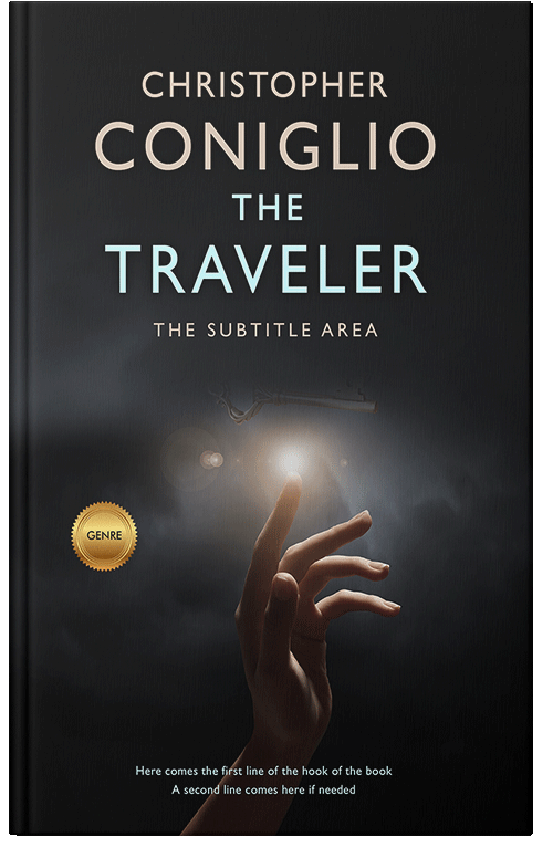 Front view of Premade Self-Improvement & Self-Help Book Cover - Woodsmoke