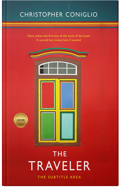 Front view of Premade Travel Book Cover - Thunderbird