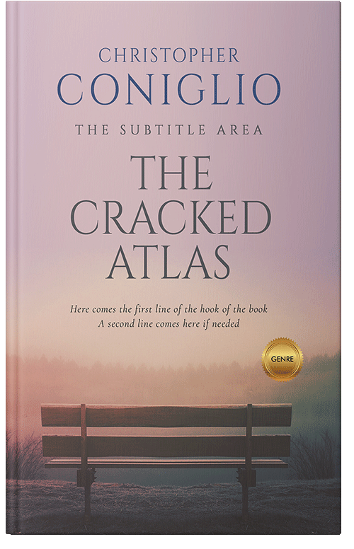 Front view of Premade Mystery & Thriller & Suspense Book Cover - Clam Shell