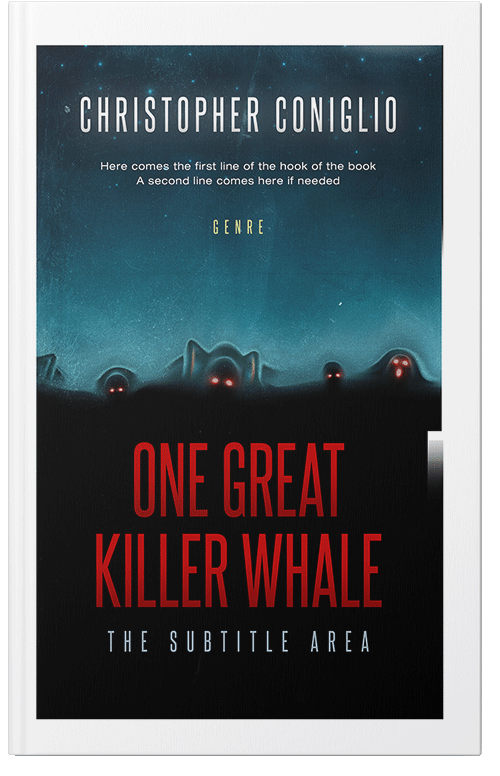 Front view of Premade Horror Book Cover - Firefly