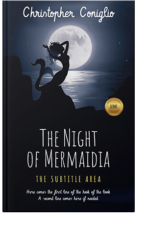 Pre Made Book Cover Ebony