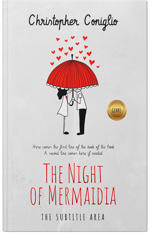 Front view of Premade Romance Book Cover - Mercury