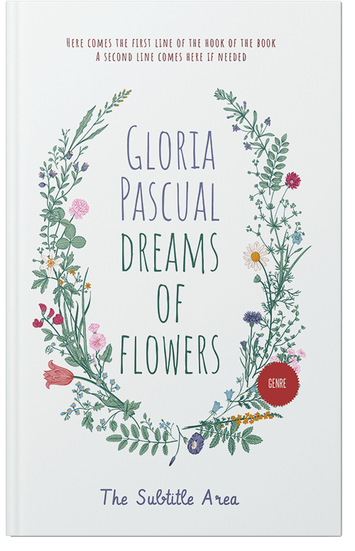 Front view of Premade Romance Book Cover - Black Haze