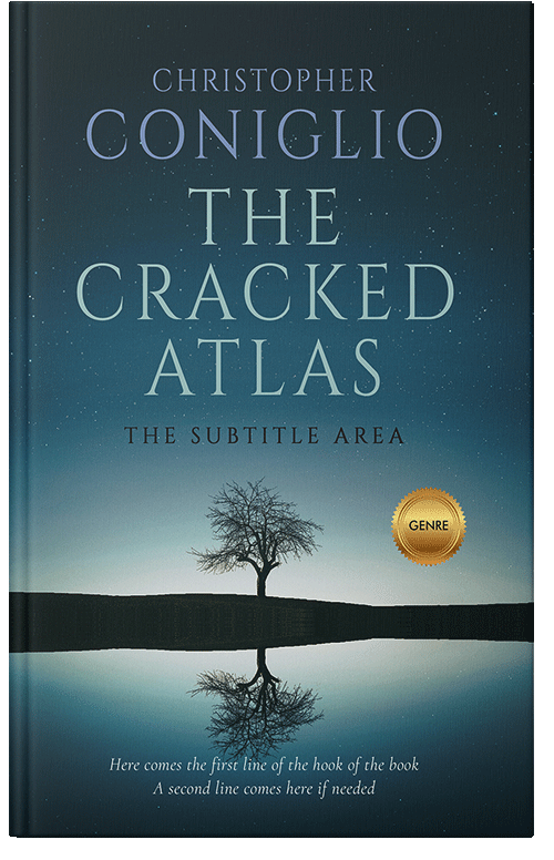 Front view of Premade Literary Fiction Book Cover - Elephant