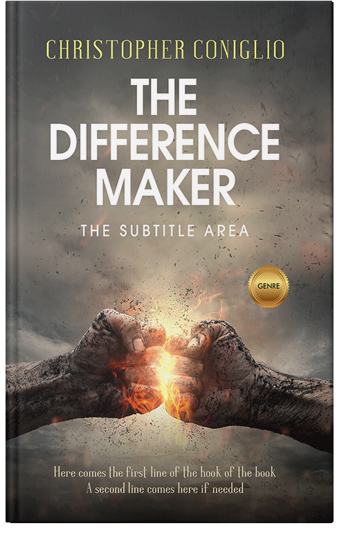 Front view of Premade Mystery & Thriller & Suspense Book Cover - Merlin