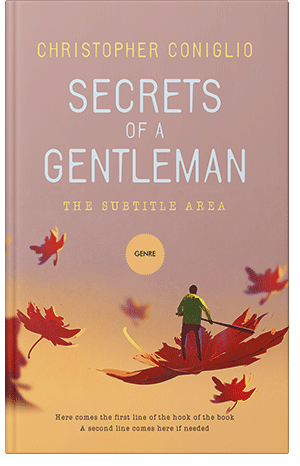 Premade Book Cover Tan