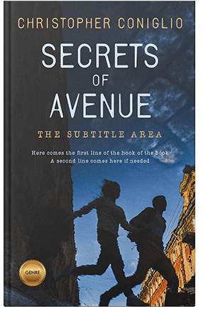 Pre Made Book Cover Ebony Clay