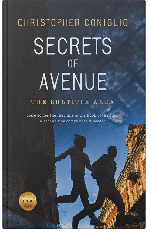 Front view of Premade Romance Book Cover - Ebony Clay