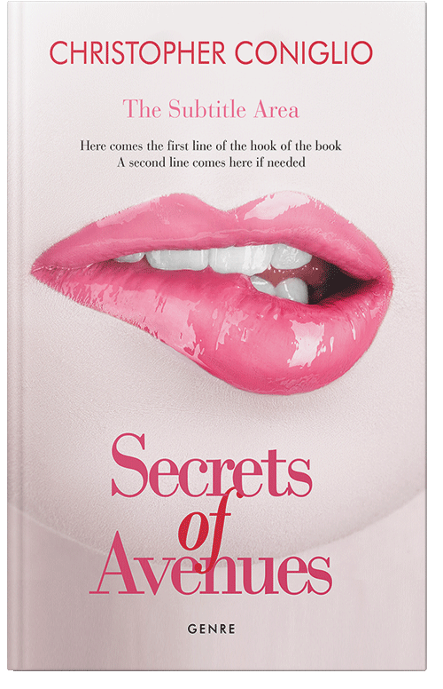 Front view of Premade Erotica Book Cover - Soft Peach