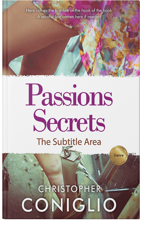 Front view of Premade Romance Book Cover - Au Chico