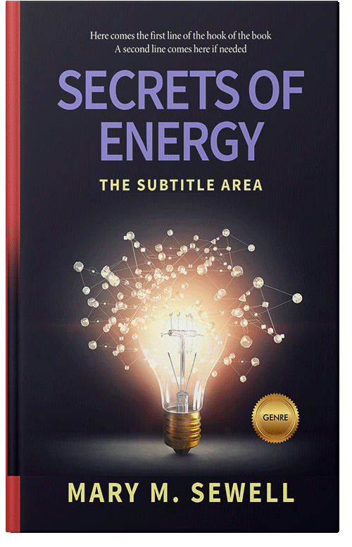 Front view of Premade Business Book Cover - Cameo