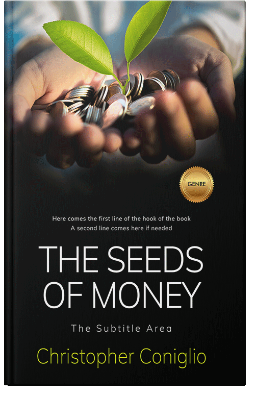 Front view of Premade Business Book Cover - Cod Gray