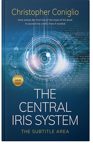 Premade Book Cover Blue Whale