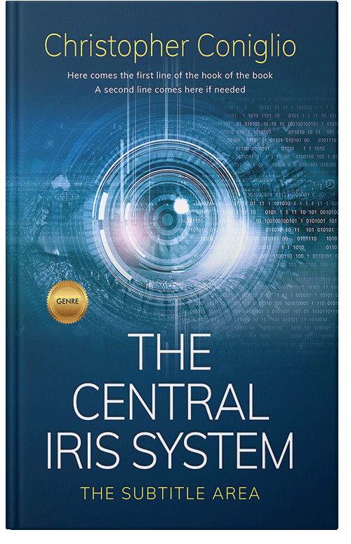 Front view of Premade Business Book Cover - Blue Whale