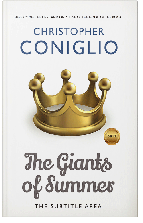 Front view of Premade Royal Romance Book Cover - Fuscous Gray