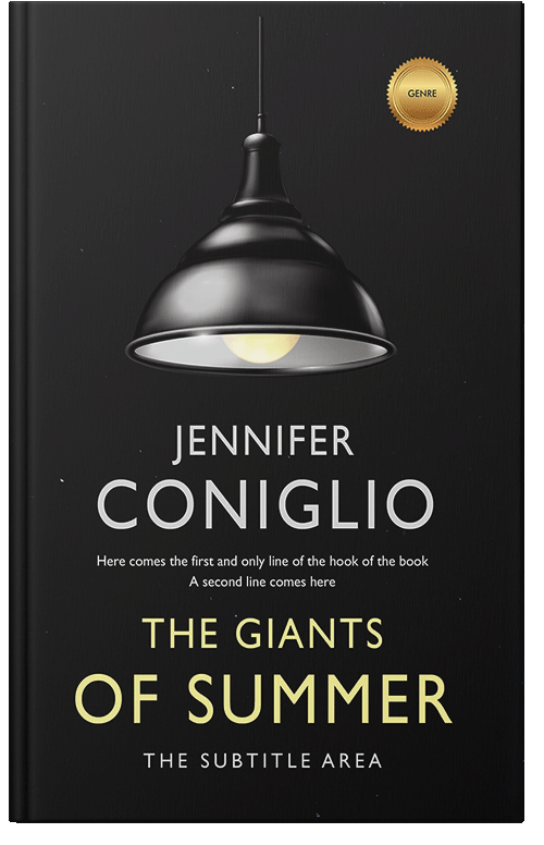 Front view of Premade Literary Fiction Book Cover - Cod Gray