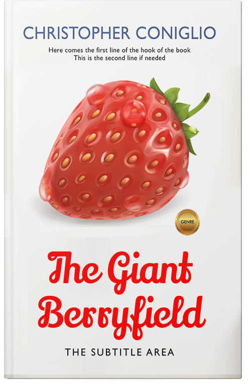 Front view of Premade Cookbooks & Food & Wine Book Cover - Punch