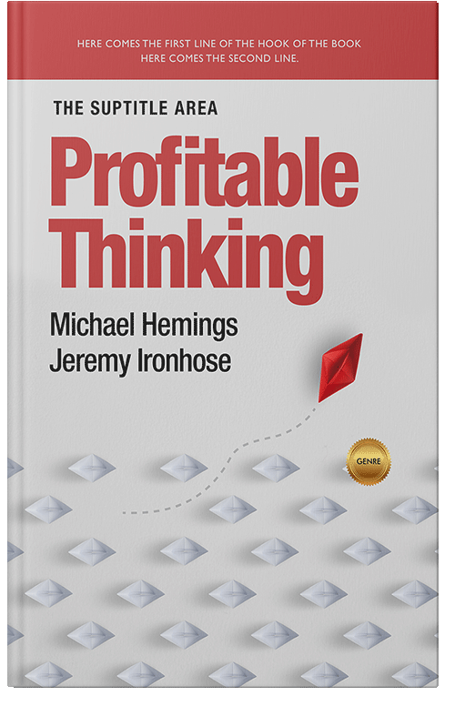 Front view of Premade Self-Improvement & Self-Help Book Cover - Iron