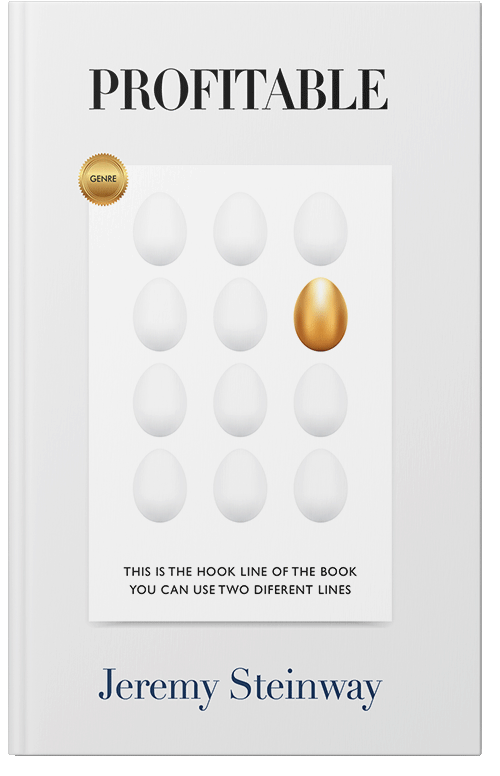 Front view of Premade Business Book Cover - Desert Storm