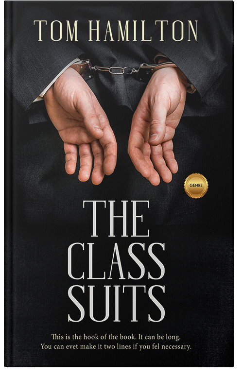 Front view of Premade Mystery & Thriller & Suspense Book Cover - Tan