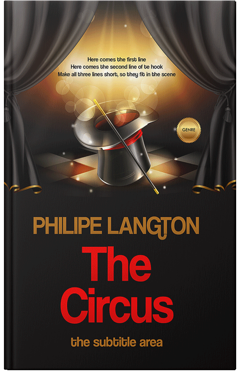 Front view of Premade Fantasy Book Cover - Zeus