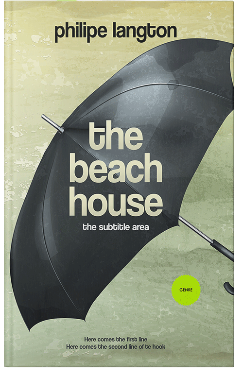 Front view of Premade Literary Fiction Book Cover - Outer Space