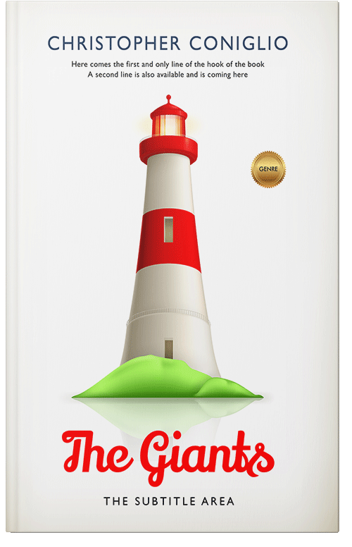 Front view of Premade Children's Book Cover - Pampas