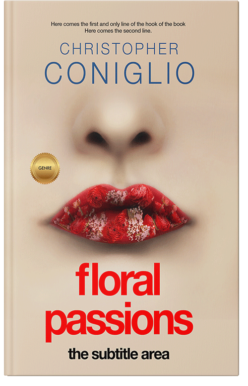 Front view of Premade Erotica Book Cover - Grain Brown