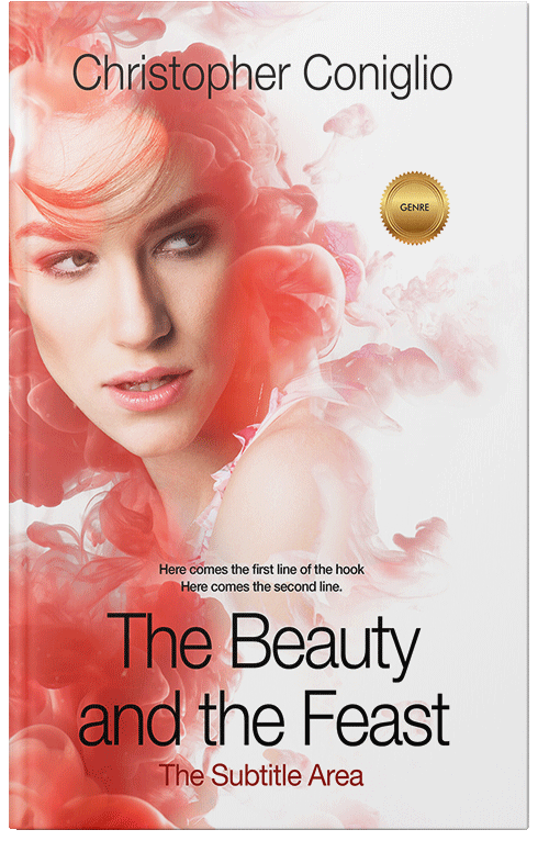 Front view of Premade Royal Romance Book Cover - Albescent White