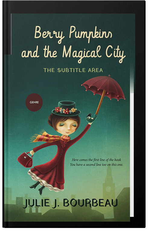 Front view of Premade Fantasy Book Cover - Gable Green