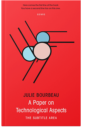 Pre Made Book Cover Torch Red