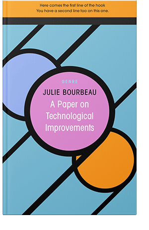 Pre Made Book Cover Apricot