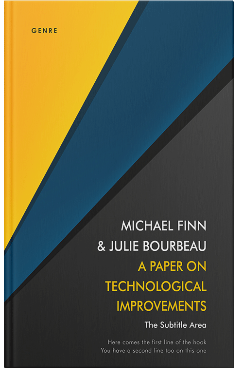 Front view of Premade Business Book Cover - Te Papa Green