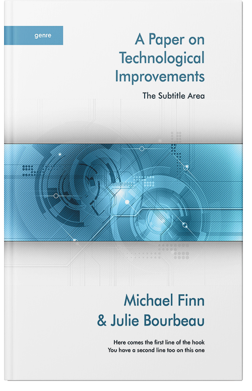 Front view of Premade Science Fiction Book Cover - Boston Blue