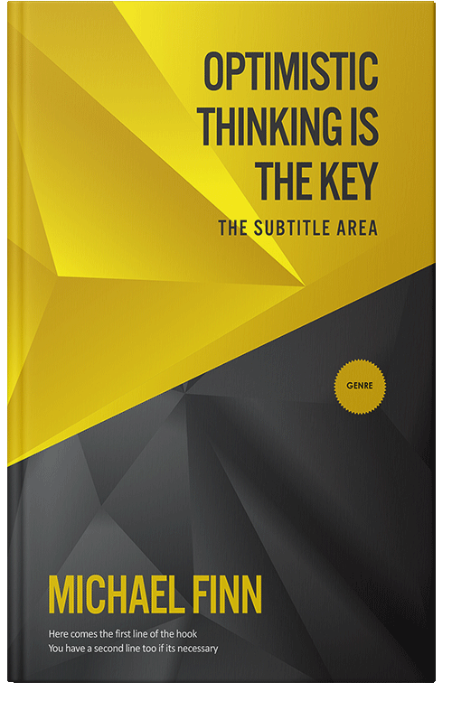 Front view of Premade Business Book Cover - Corn