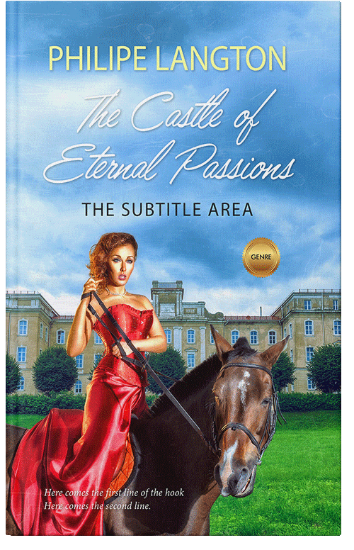 Front view of Premade Royal Romance Book Cover - Viking