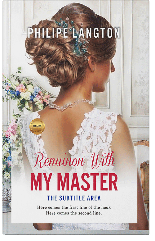 Front view of Premade Romance Book Cover - Pearl Bush