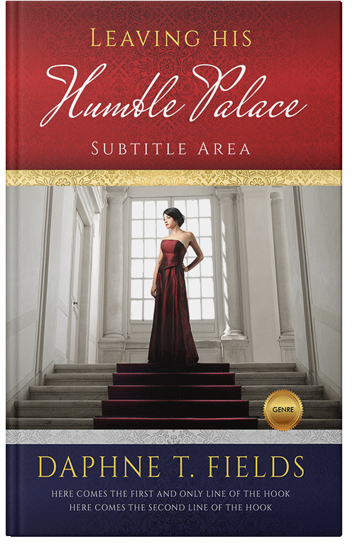 Front view of Premade Chick Lit Book Cover - Burnt Umber