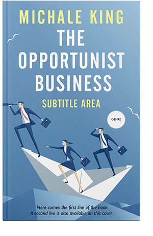 Pre Made Book Cover Glacier