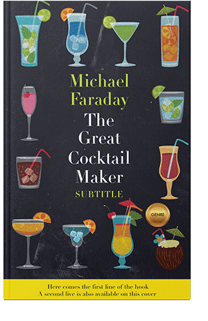 Pre Made Book Cover Steel Gray