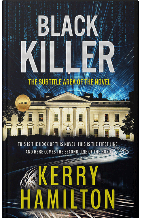 Front view of Premade Action & Adventure Book Cover - Vulcan