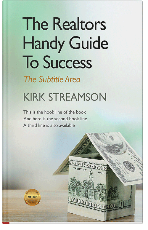 Front view of Premade Business Book Cover - Tasman