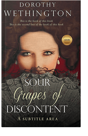 Pre Made Book Cover Cocoa Brown