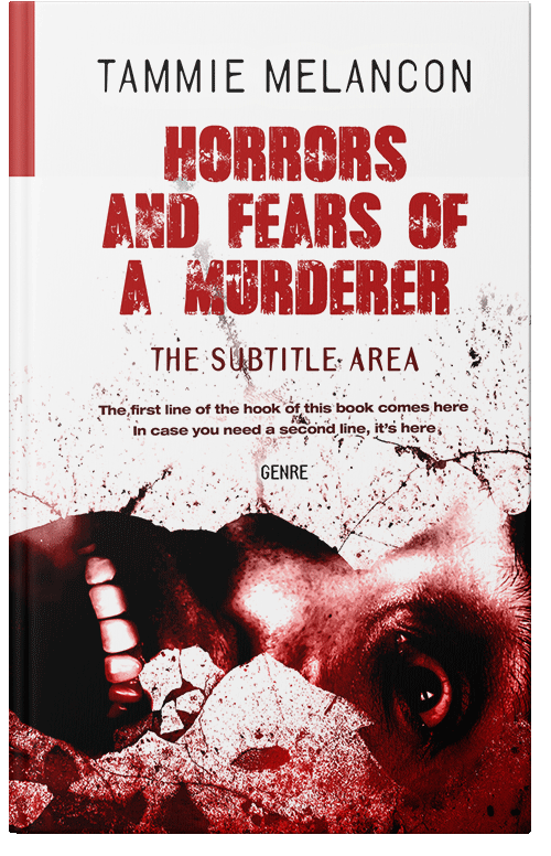 Front view of Premade Horror Book Cover - Creole